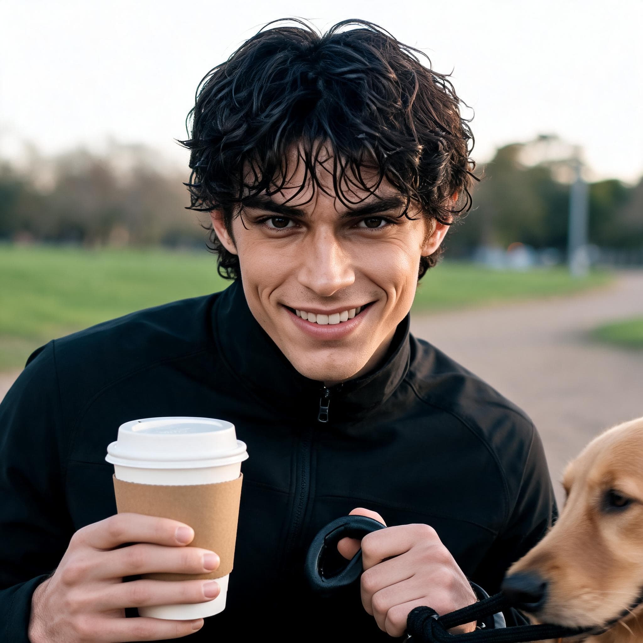 7:20 at the dog park · Wes - AI character portrait
