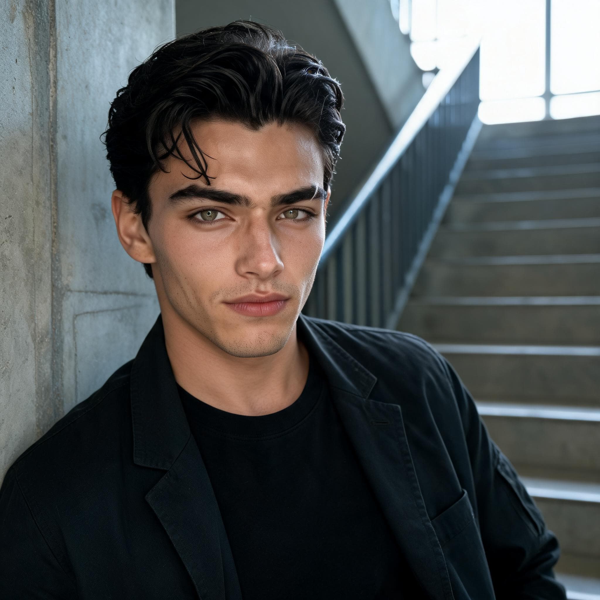 Cole - knows you're not your twin - AI character portrait