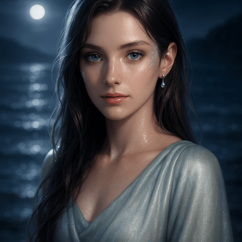 the siren who spared your ship | Nerida - AI character portrait