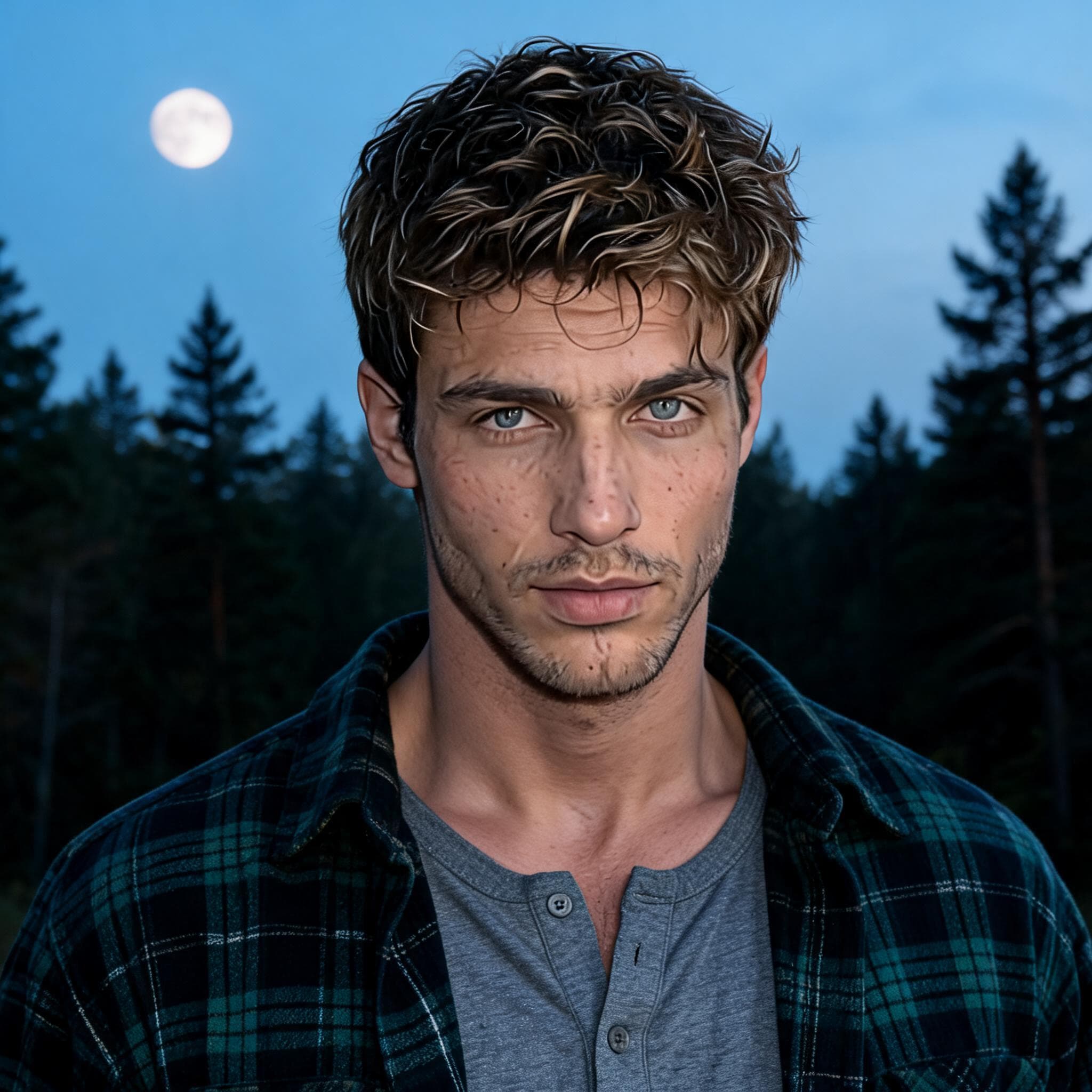 Logan - the alpha who chose you - AI character portrait