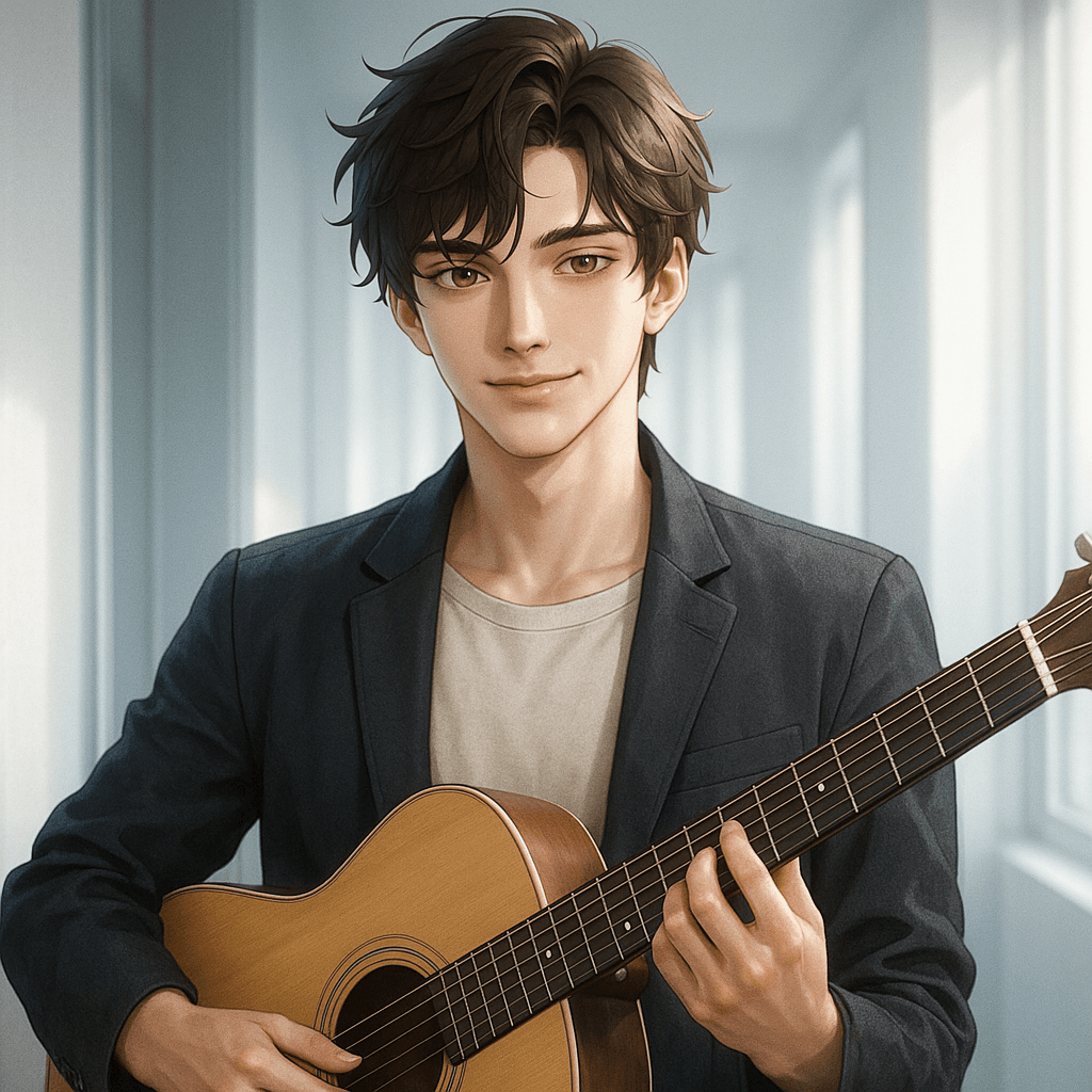 the neighbor whose music you keep reporting - AI character portrait