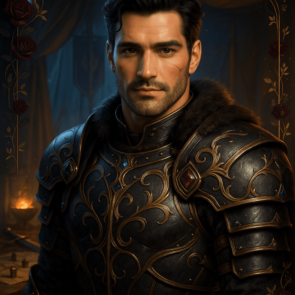 the warlord who spared you - AI character portrait