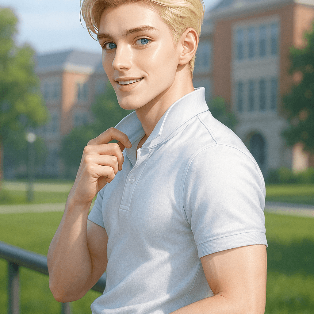 the fraternity president - AI character portrait