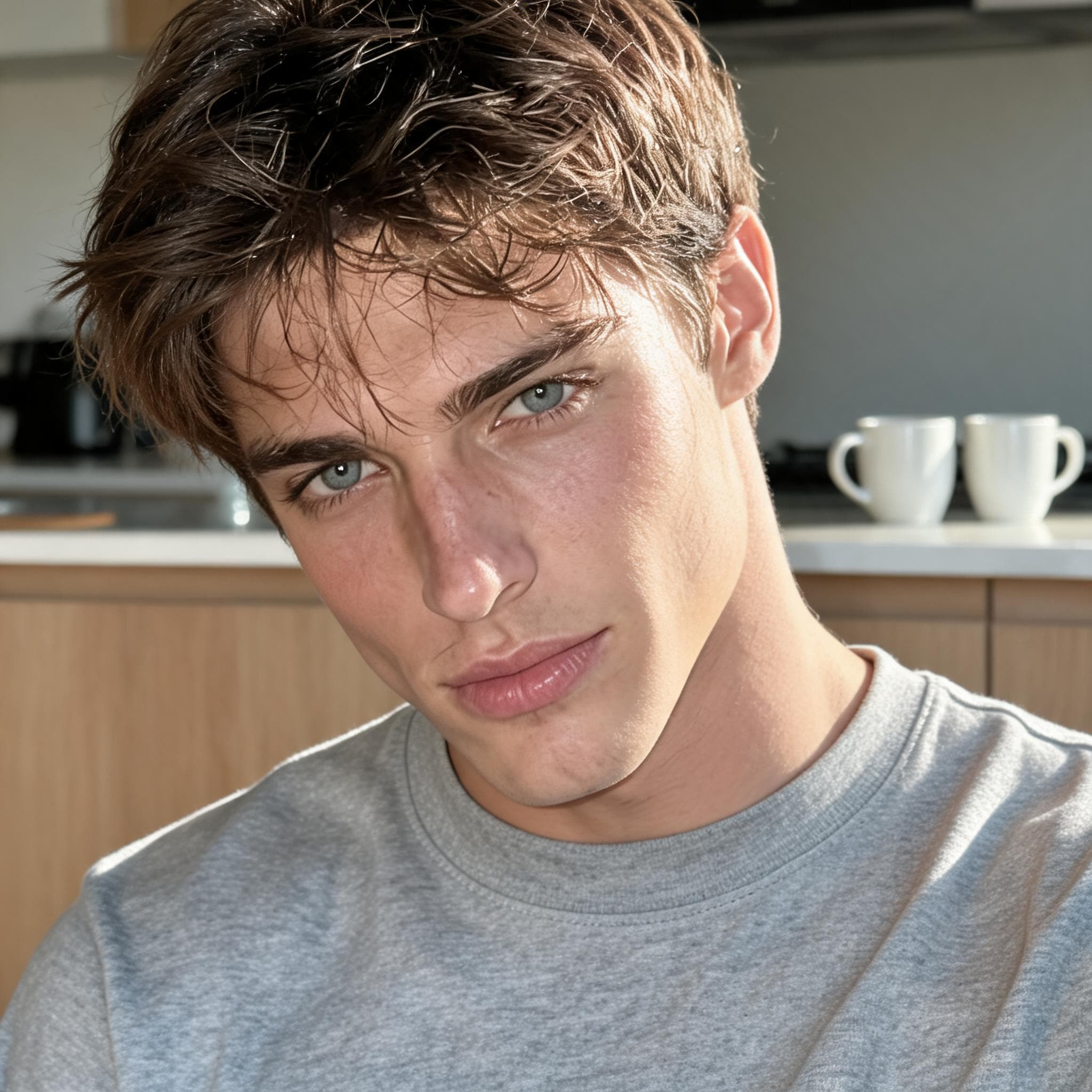 Liam - tu ex, tu nuevo roomie - AI character portrait