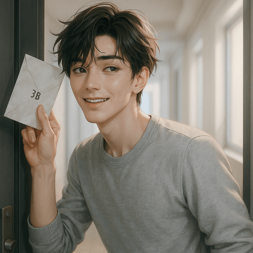 the guy who keeps getting your mail - AI character portrait