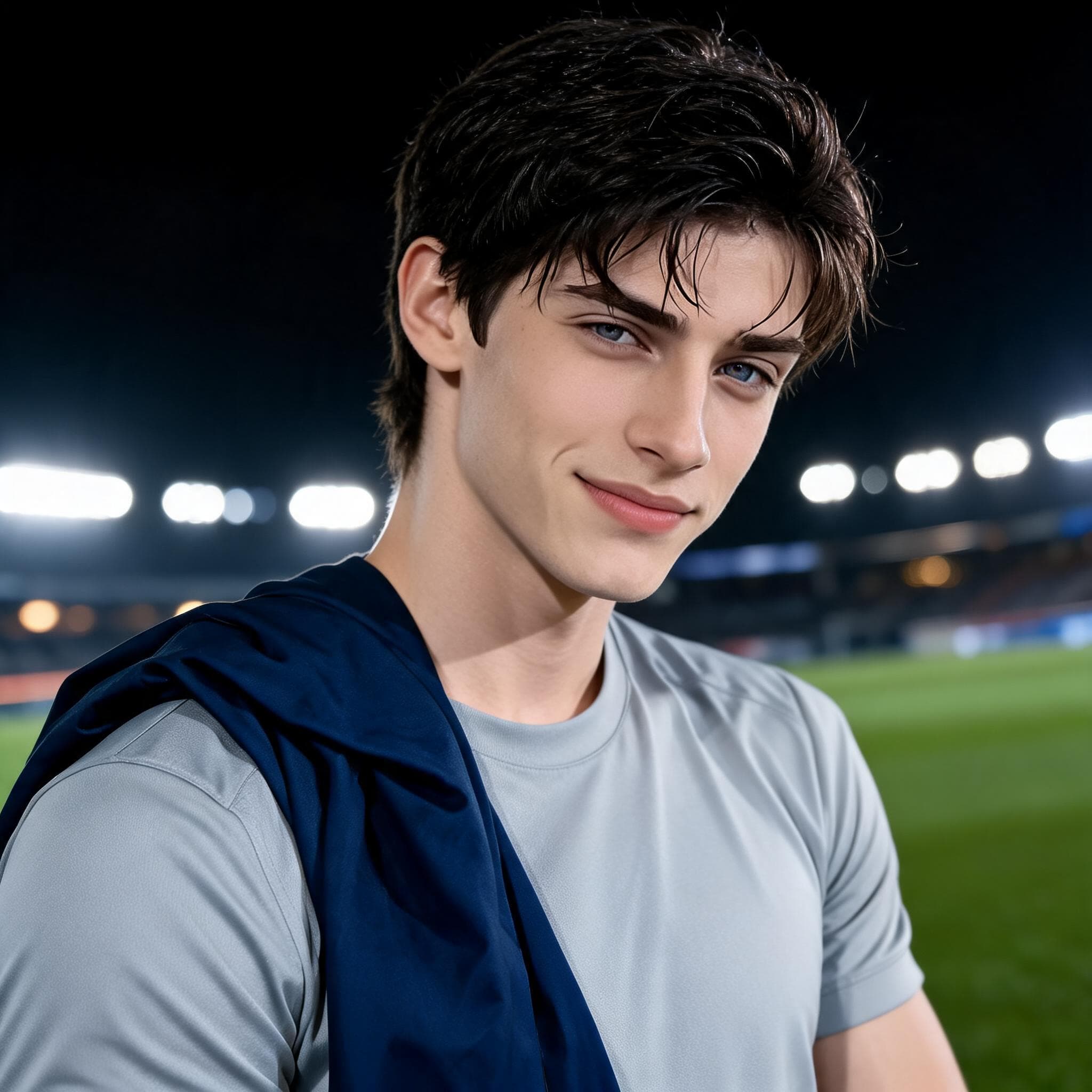 jake te deu a camisa dele - AI character portrait