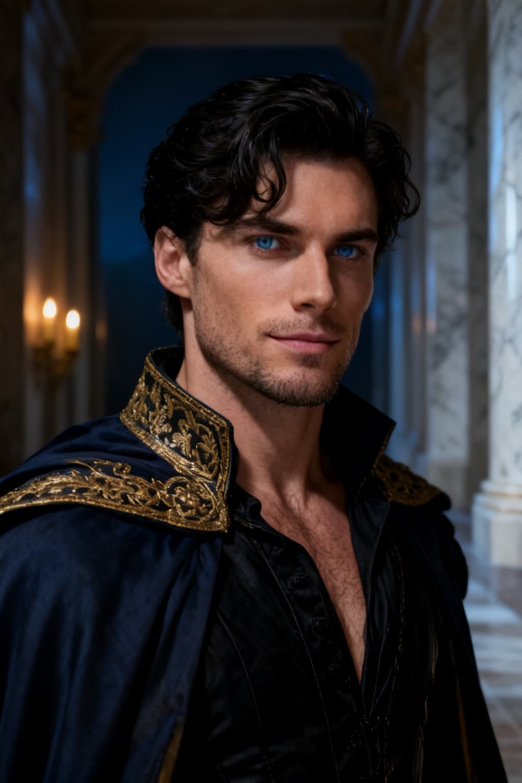 His Highness, regrettably yours - AI character portrait