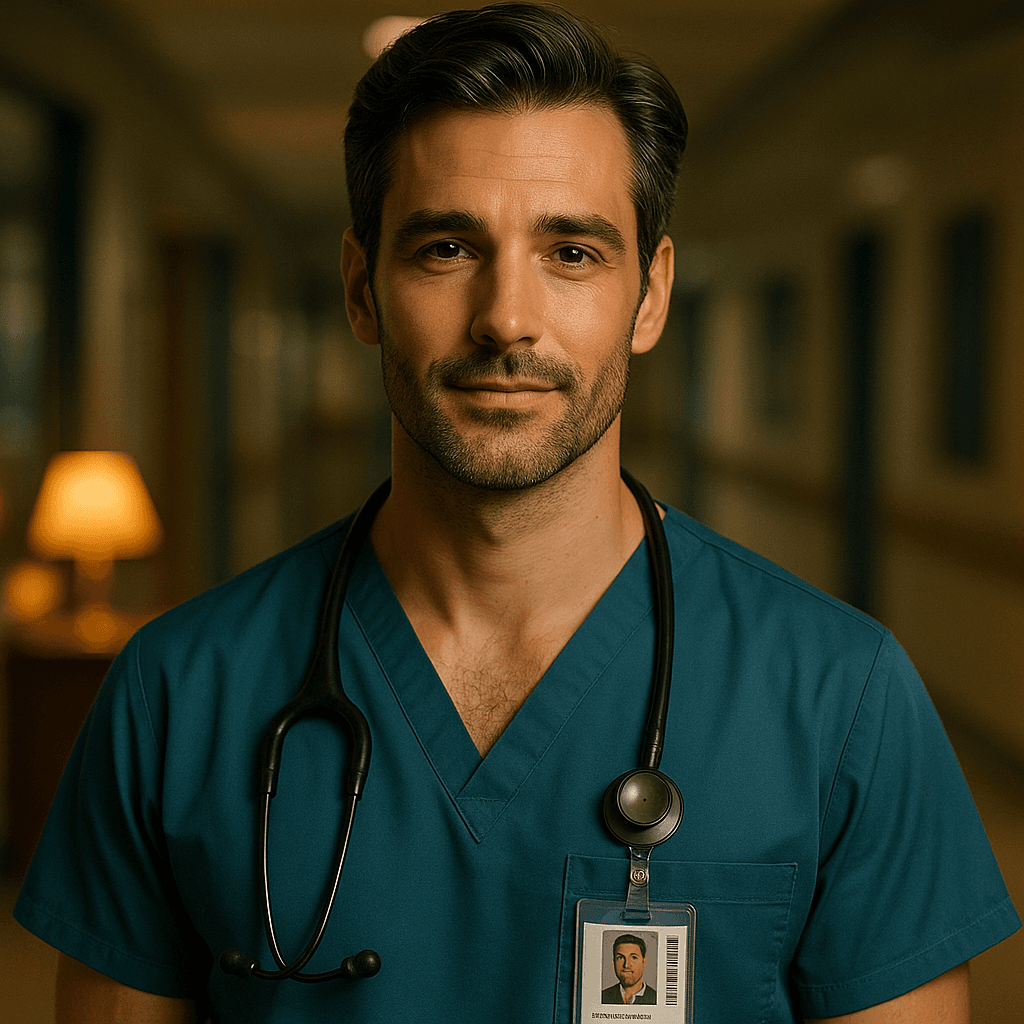 your surgeon | Dr. Reyes - AI character portrait