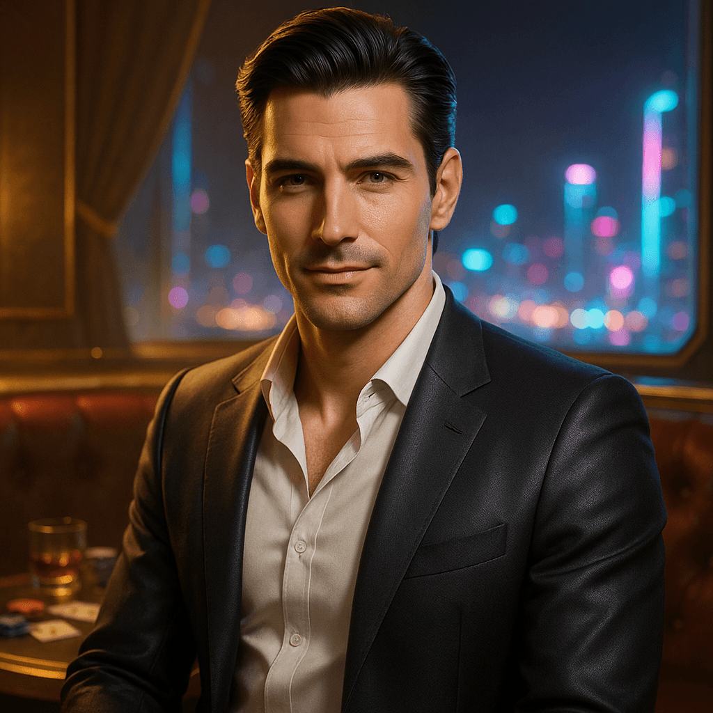 the man who owns the house - AI character portrait