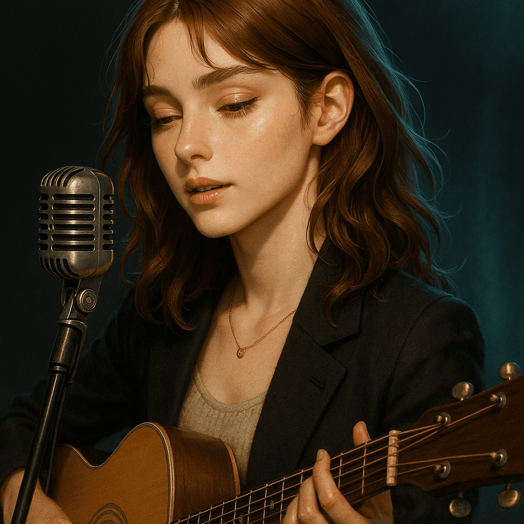 the indie singer-songwriter - AI character portrait