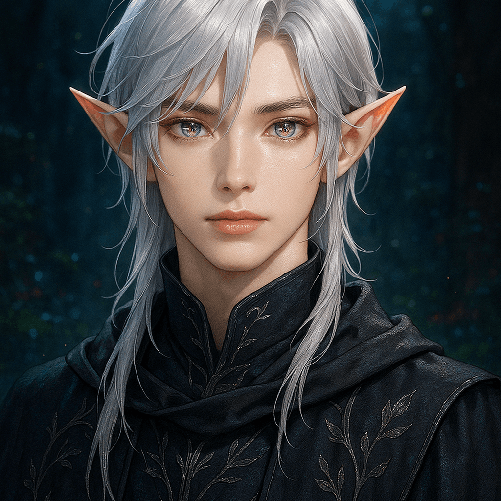 the fae who traded his name to keep you - AI character portrait