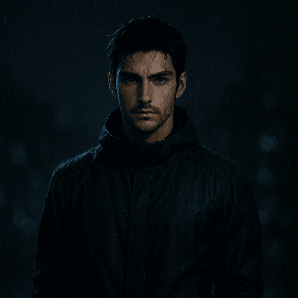 the mercenary hired to retrieve you - AI character portrait