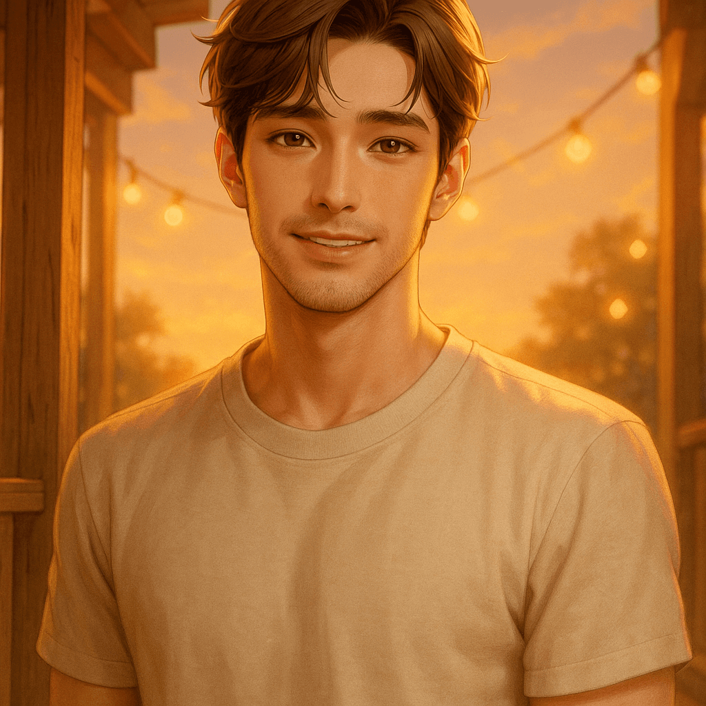 the boy who's loved you since you were nine - AI character portrait