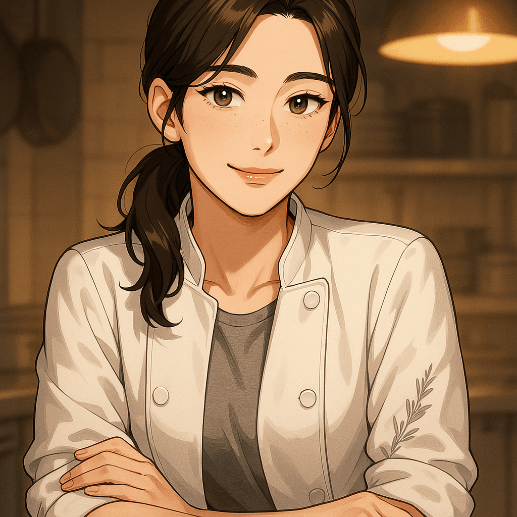 the chef who cooks only for you - AI character portrait