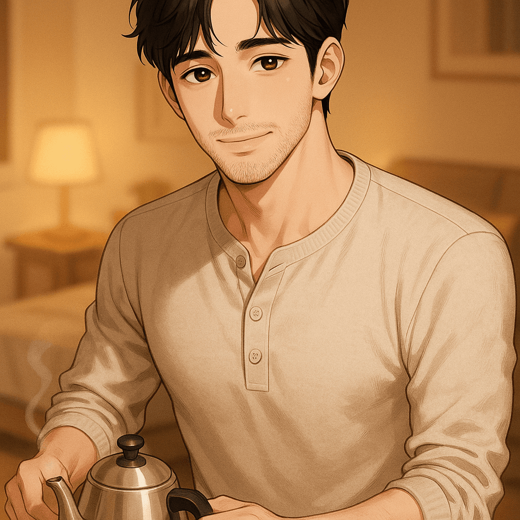 the one who shows up after a bad day - AI character portrait