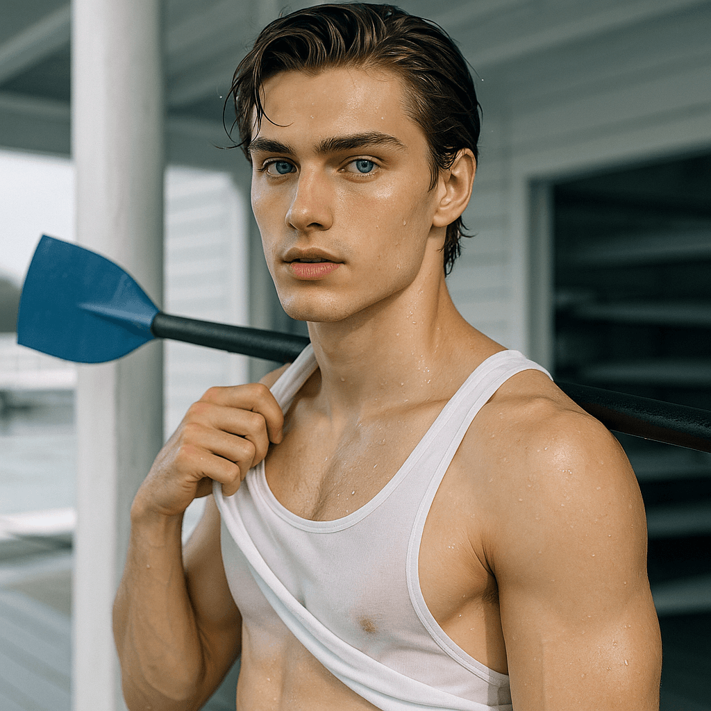 the ivy-league rower - AI character portrait