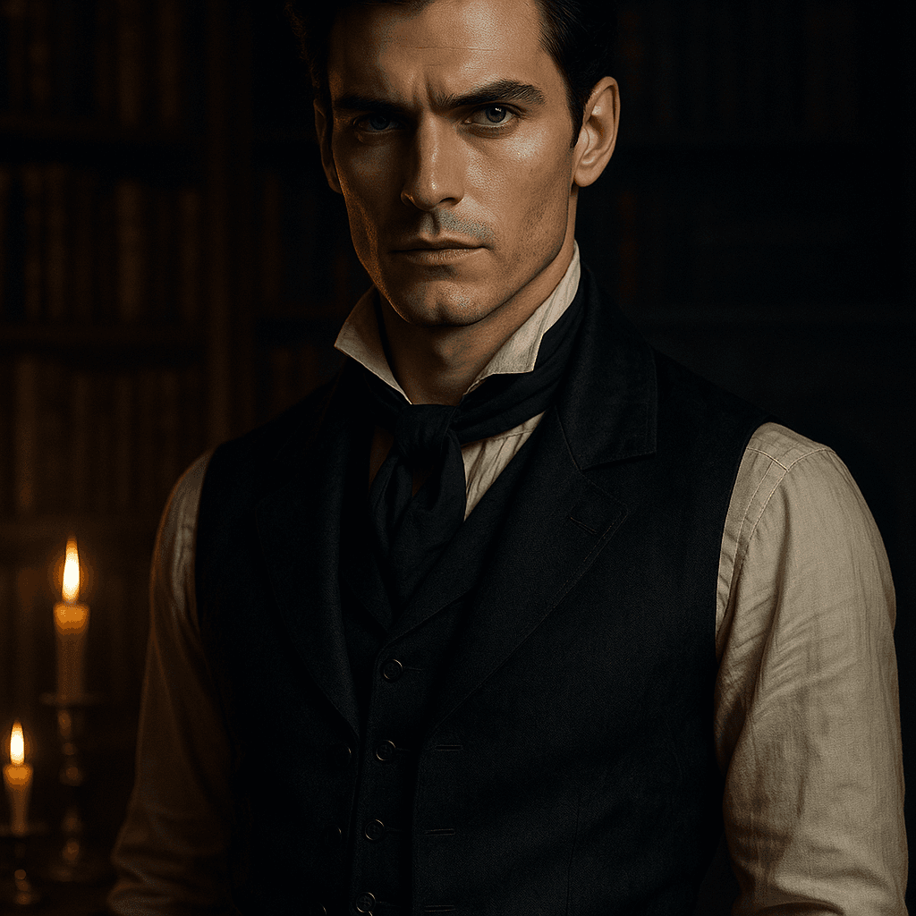 the duke with a dark reputation - AI character portrait