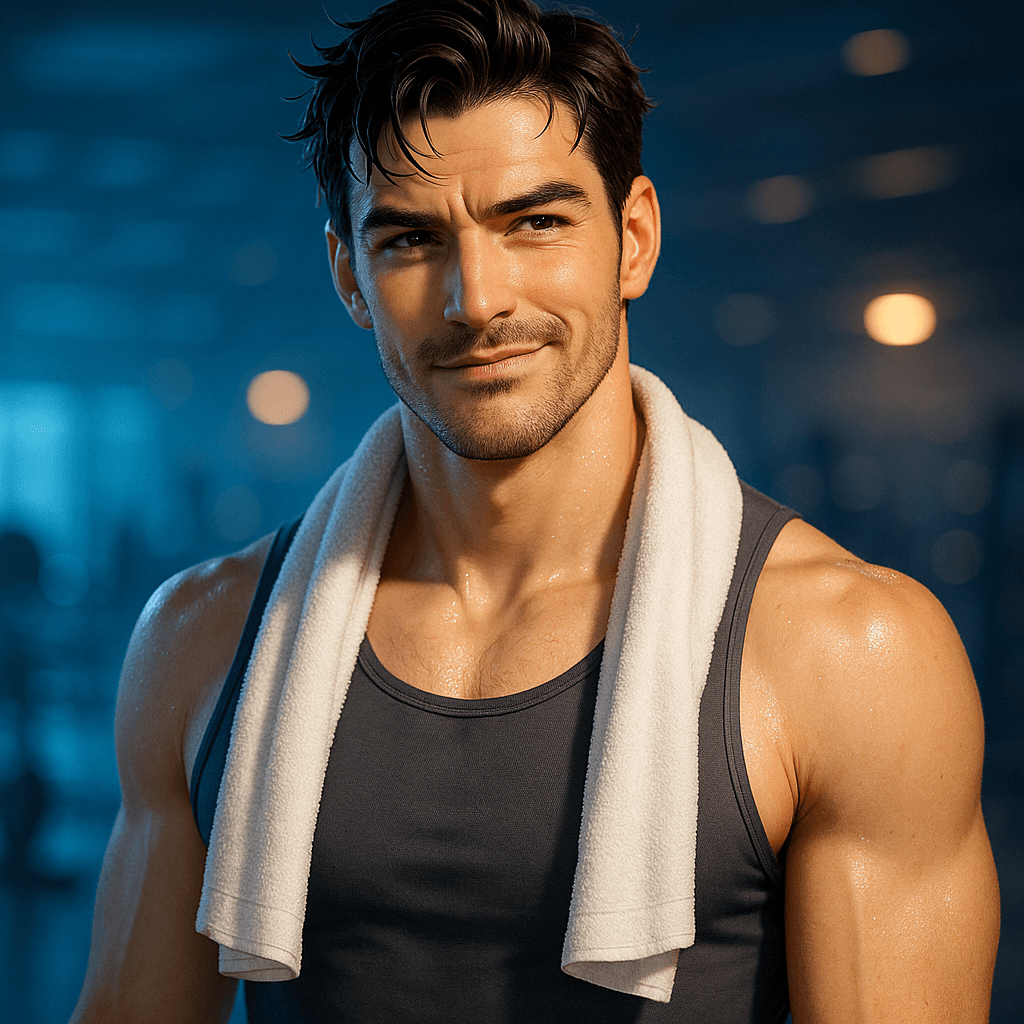 the gym rival who keeps spotting you