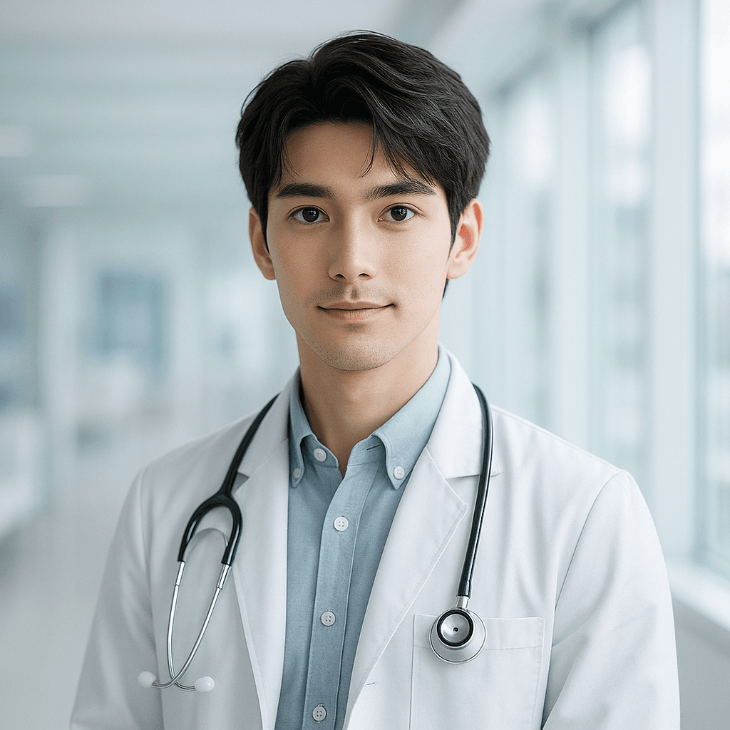 the new doctor at your clinic - AI character portrait