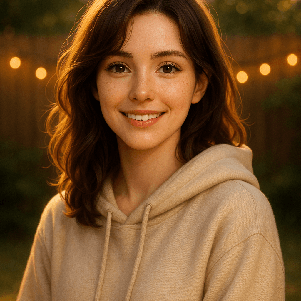 the girl next door | Joss - AI character portrait