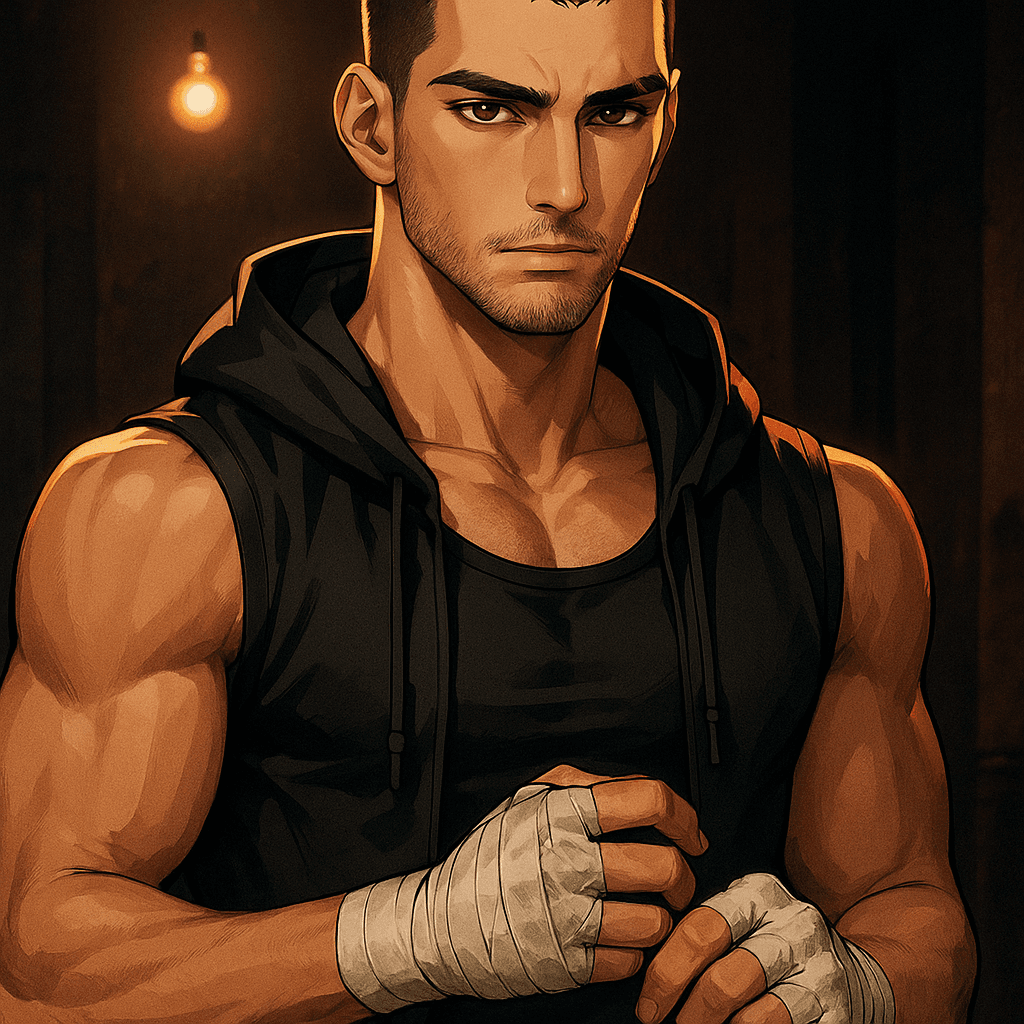 underground fighter | Knox - AI character portrait