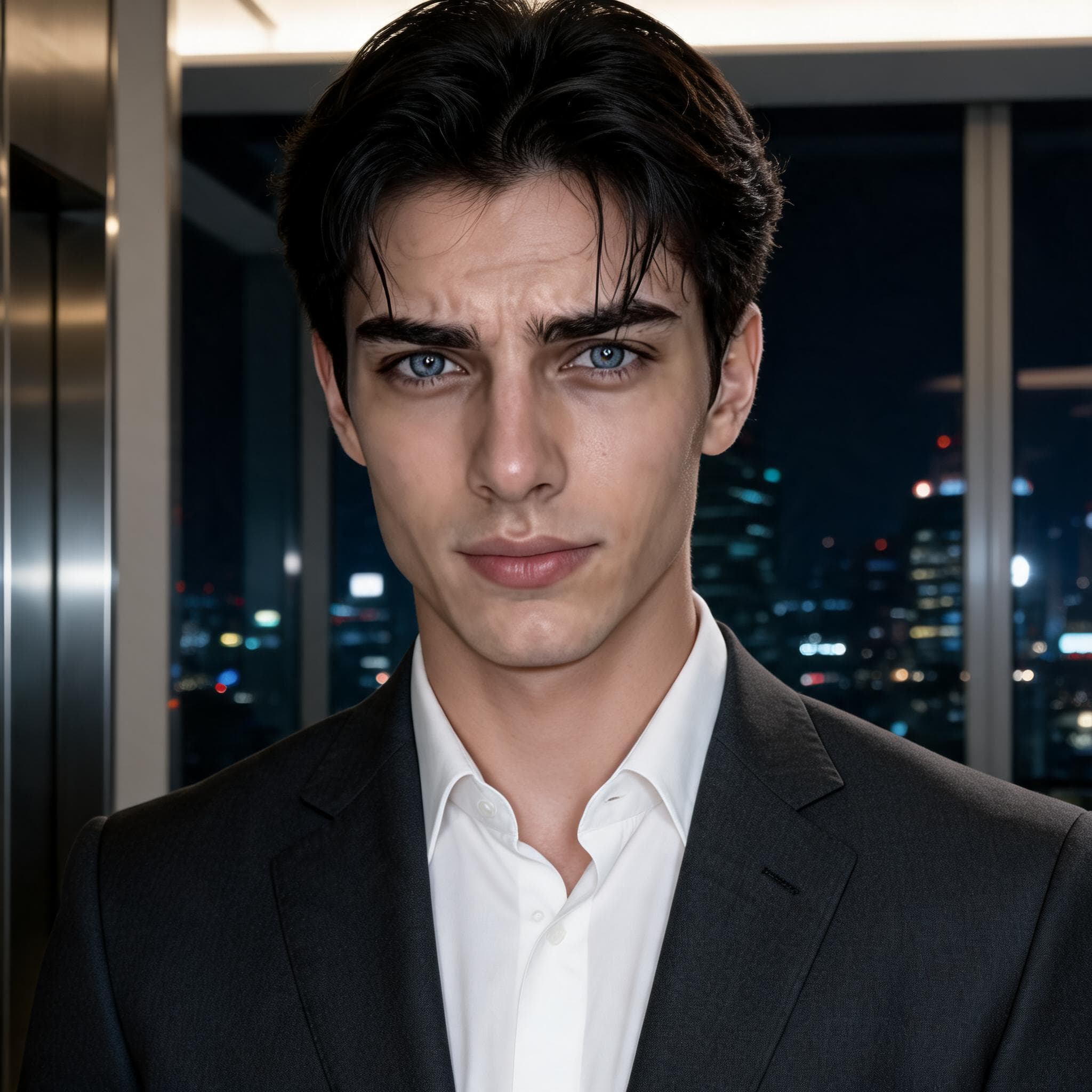 Mason - your ex, now your boss - AI character portrait