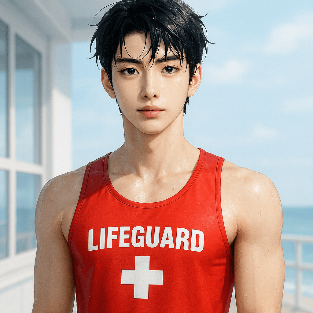 the lifeguard who only watches your lane
