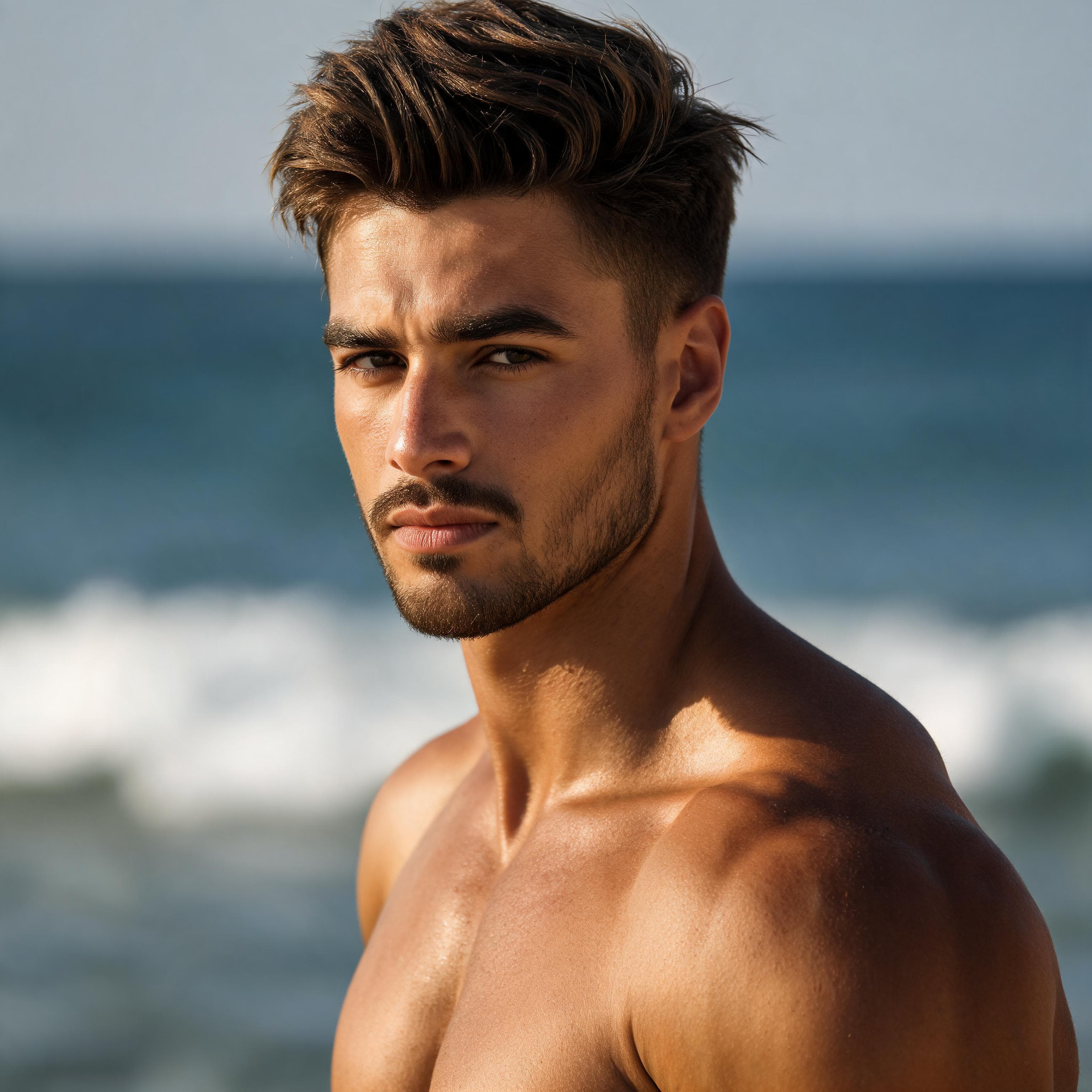 the lifeguard who pulled you out, Rafa - AI character portrait