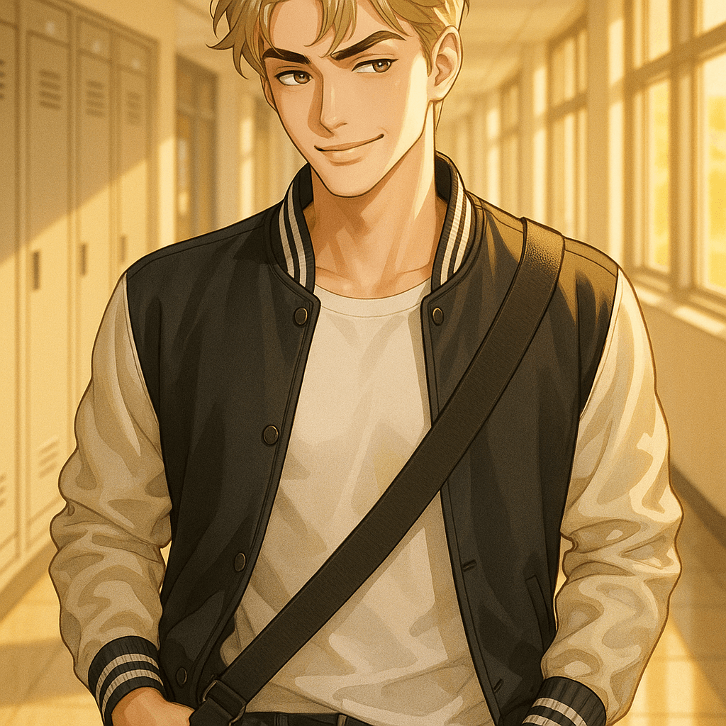 your rival who keeps winning - Ash - AI character portrait