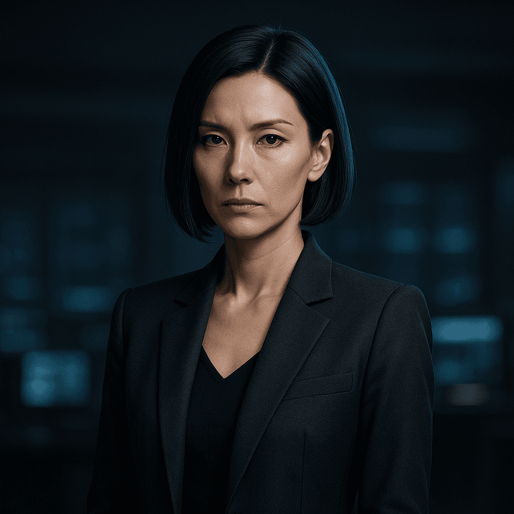 the editor-in-chief who terrifies the newsroom - AI character portrait